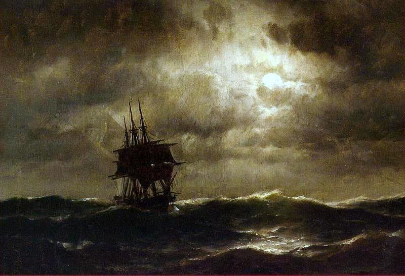 Eduardo de Martino Veleiro em alto mar oil painting picture